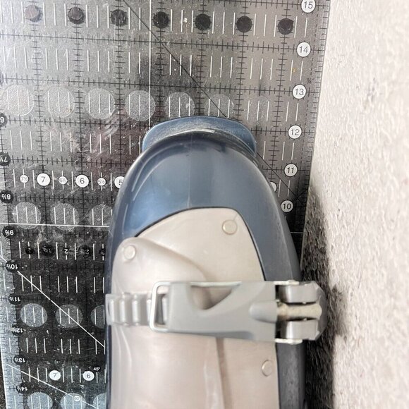 Salomon Performa Auto Fit Men Size 9.5 Grey Gun Metal 4 Buckle Winter Ski Boot - Picture 14 of 14